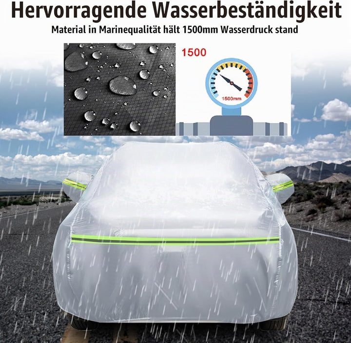 Autoschutzhülle Auto Abdeckung Geeignet für Volkswagen Touran 2003-2025, Autoabdeckung Auto Abdeckpl