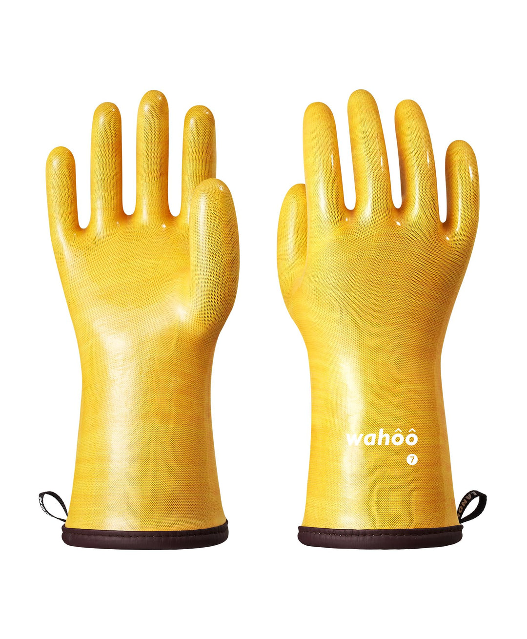 LANON Flüssig Silikon Hitzebeständige Grillhandschuhe, Topfhandschuhe, Backhandschuhe, Ofenhandschuh