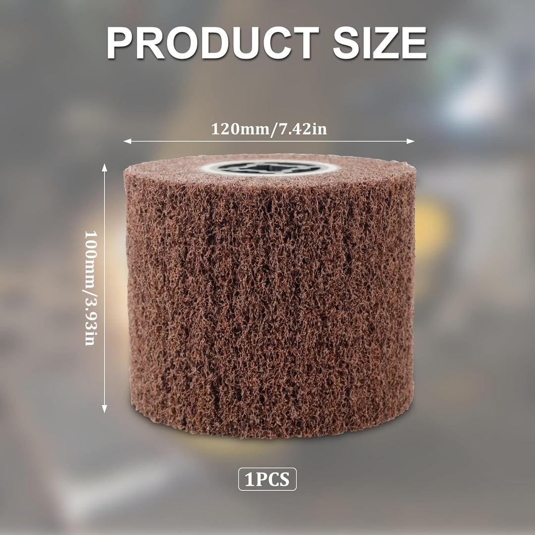 Nylonbürste Schleifwalze Bürste Satinierwalze Winkelschleifer Schleifhülsen für Schleifroller Schlei