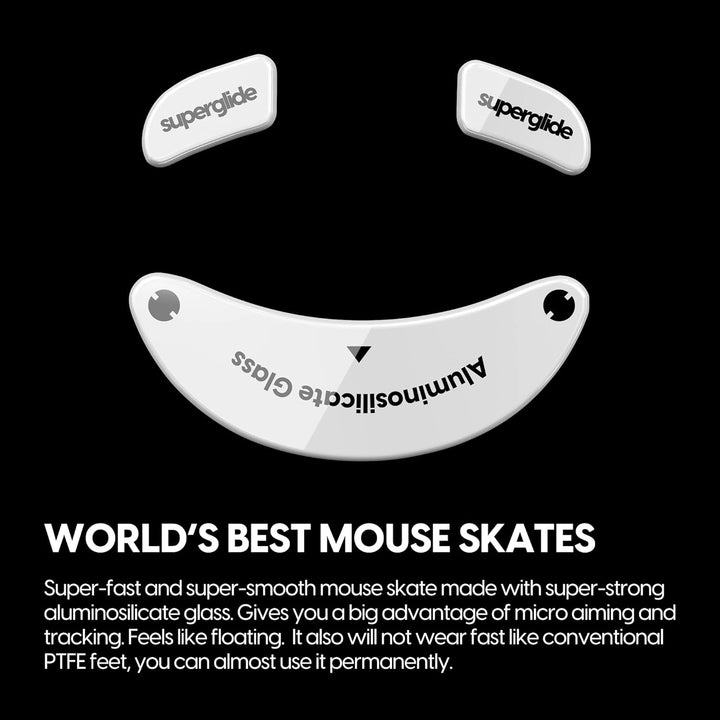 Pulsar Gaming Gears Superglide – schnellste und glatteste Mausfüsse/Schlittschuhe aus ultrastarkem,