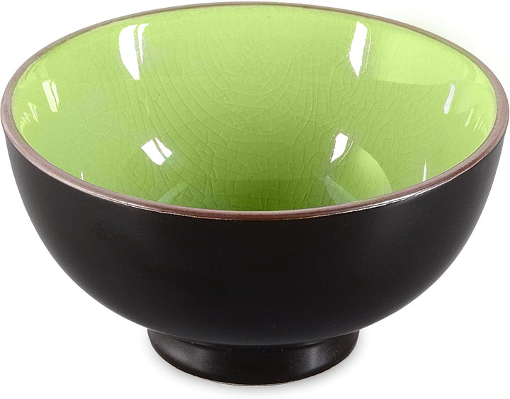 Matcha-Set 4-teilig, sommergrün, bestehend aus Matcha-Schale, Matcha-Löffel, Matcha-Besen (Bambus) u