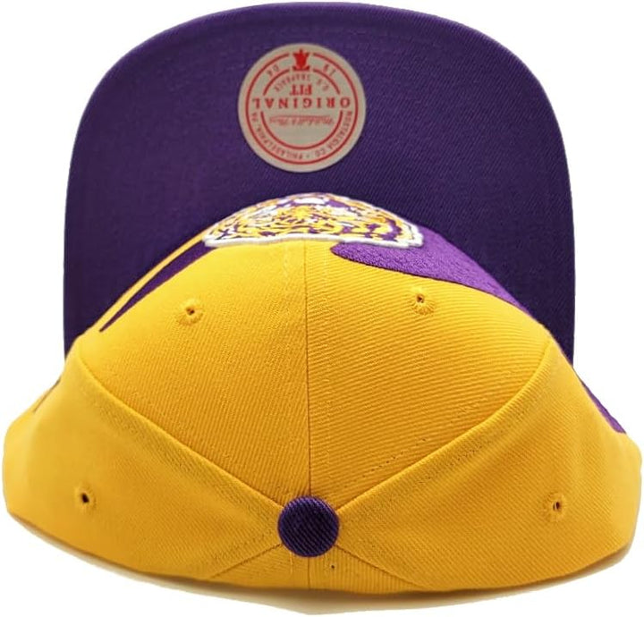 Mitchell & Ness Louisiana State University LSU Sharktooth NCAA Snapback Cap and Basecap