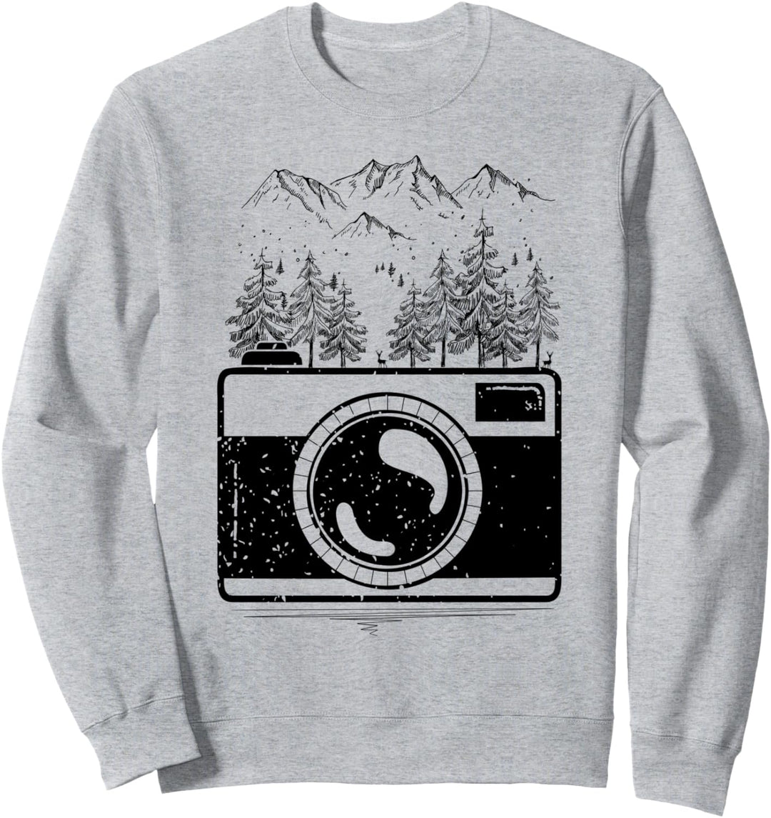 Berge Kamera Outdoor Fotografie Fotografen Foto Sweatshirt