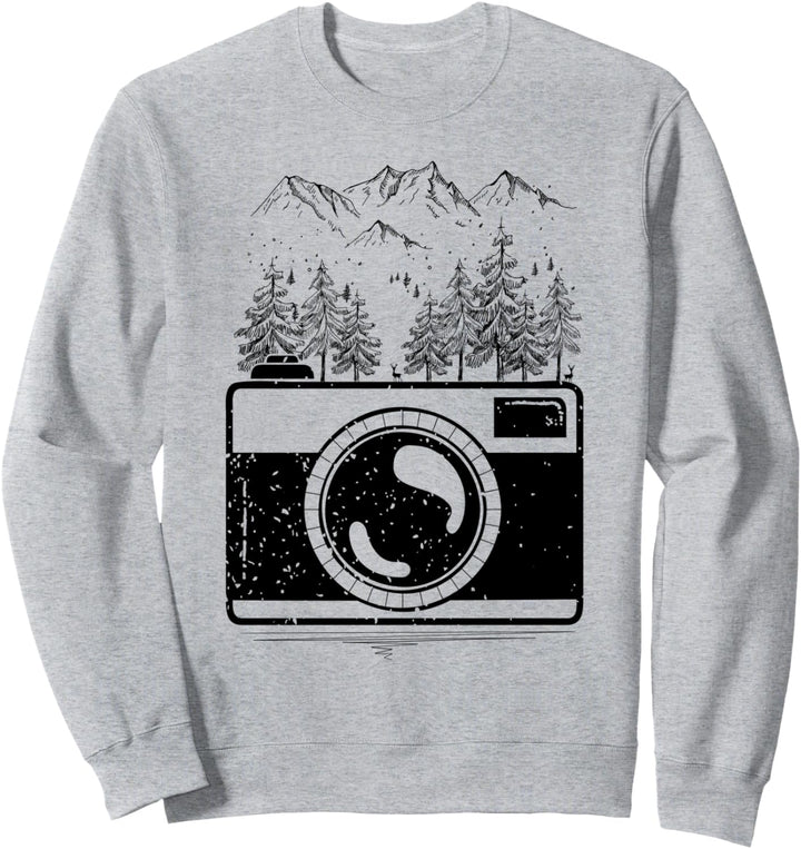 Berge Kamera Outdoor Fotografie Fotografen Foto Sweatshirt