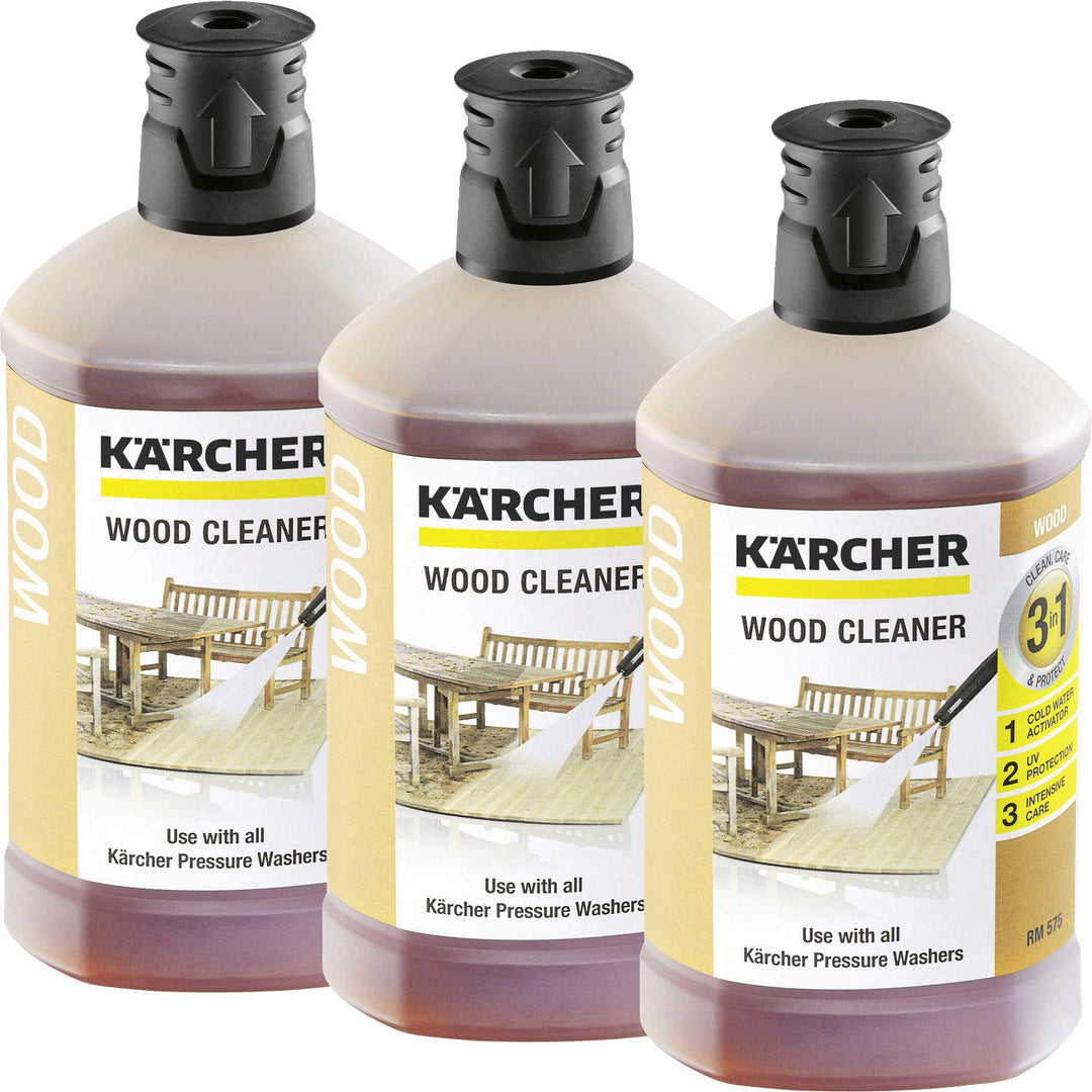 3 x KÄRCHER RM 612 Holzreiniger 1000ml 1 l (3er Pack), 1 l (3er Pack)
