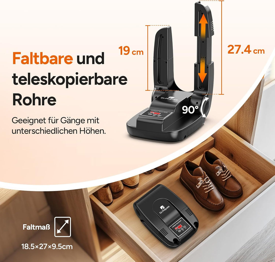 DR.PREPARE Schuhtrockner Elektrisch Fusswärmer Schuhheizung Schuhwärmer Schuhe Stiefeltrockner Hands
