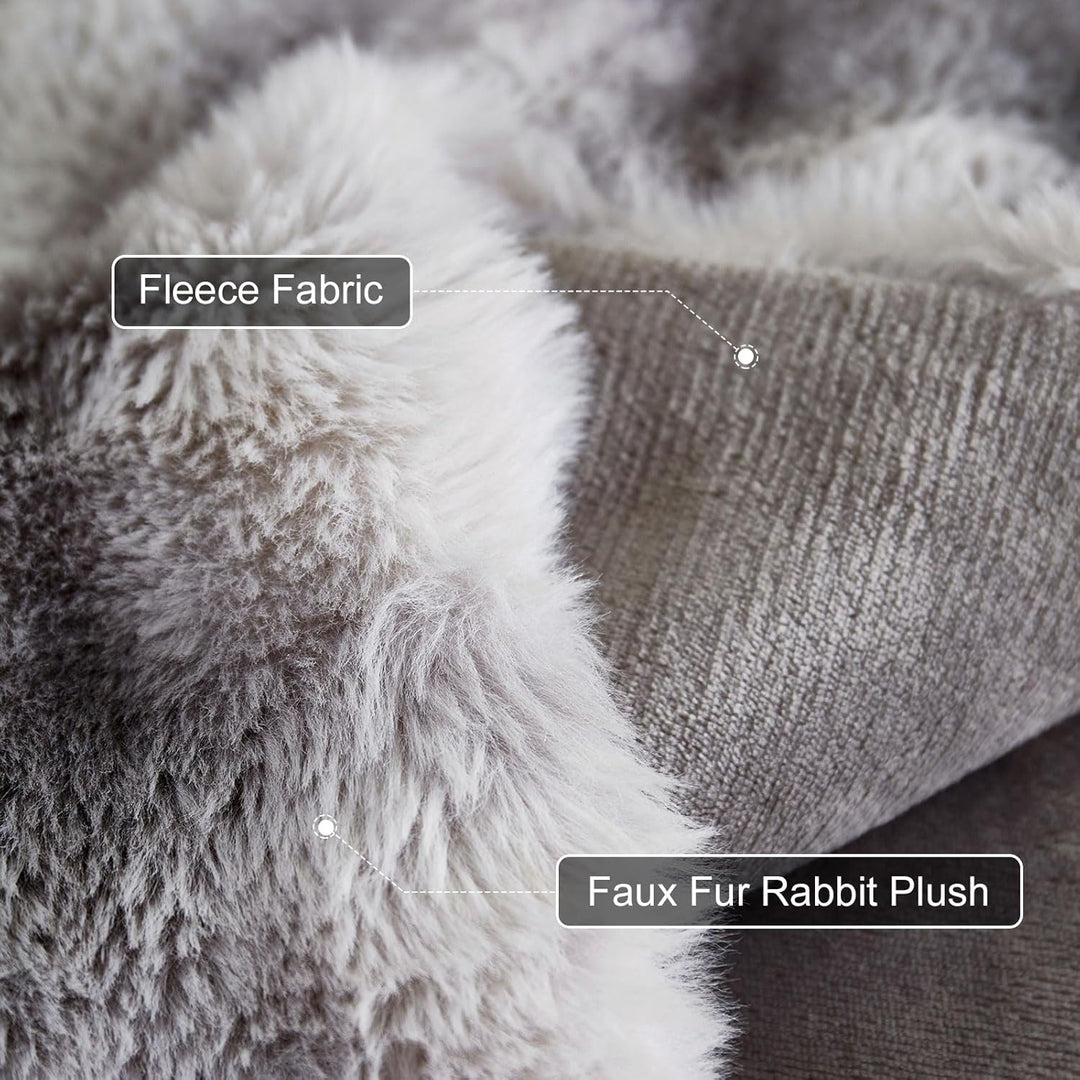 Kuscheldecke Kaninchen Plüsch Decke Super Soft Wohndecke Dick 1000 G/M² Flanell Decke Warme Überwurf