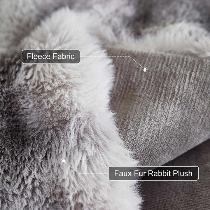 Kuscheldecke Kaninchen Plüsch Decke Super Soft Wohndecke Dick 1000 G/M² Flanell Decke Warme Überwurf