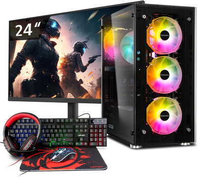 Memory PC Gamer-PC, Ryzen 3 3200G 4X 3.60GHz, 16 GB DDR4, 1000 GB SSD M.2, Win 11 Pro 64bit + 24 Zol
