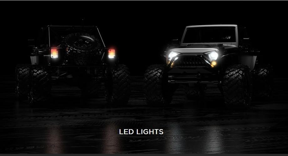s-idee® MJX H12Y grau 1:12 RC Crawler Brushless Off-Road sensorlos