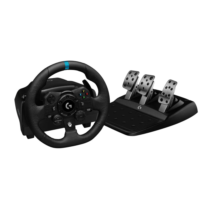 Logitech G923 TRUEFORCE Gaming Rennlenkrad mit Pedalen, Kraftrückkopplung bis 1000 Hz, reaktionsschn