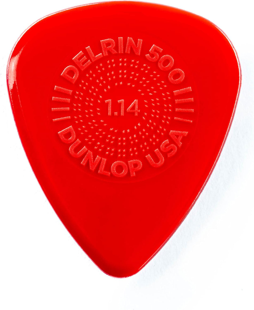 Médiators Jim Dunlop 1,14mm Delrin 500 Prime Grip 1,14mm sachet de 72 Sachet de 72 1,14mm, Sachet de