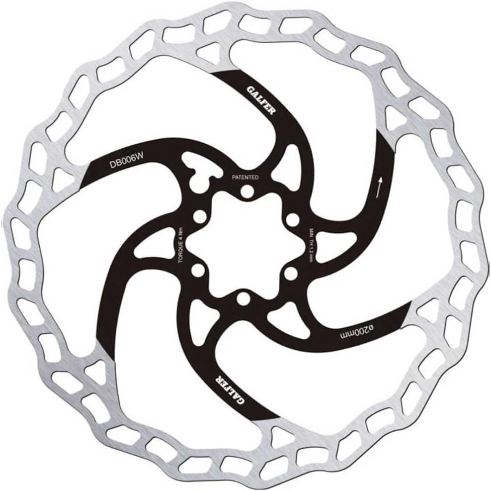 Galfer D.223 Unisex-Erwachsene Wave Bremsscheibe, Schwarz, One Size Schwarz Einheitsgrösse, Schwarz