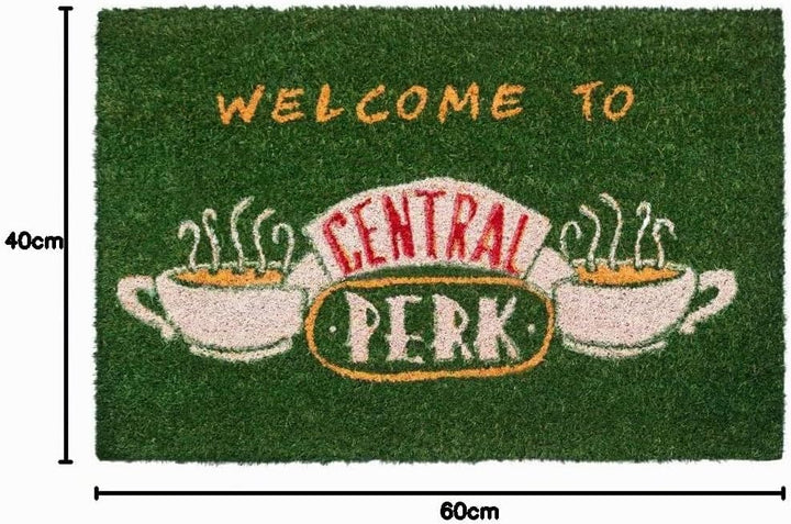 Grupo Erik Kokosmatte Fussmatte Friends Central Perk - Schmutzfangmatte 40x60 cm - Fussmatte Lustig