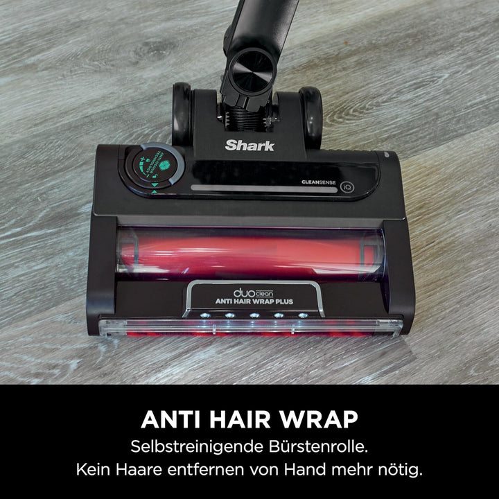 Shark Stratos Akku-Staubsauger Kabellos, PowerFins Plus, 60 Min. Laufzeit, Anti Hair Wrap und CleanS