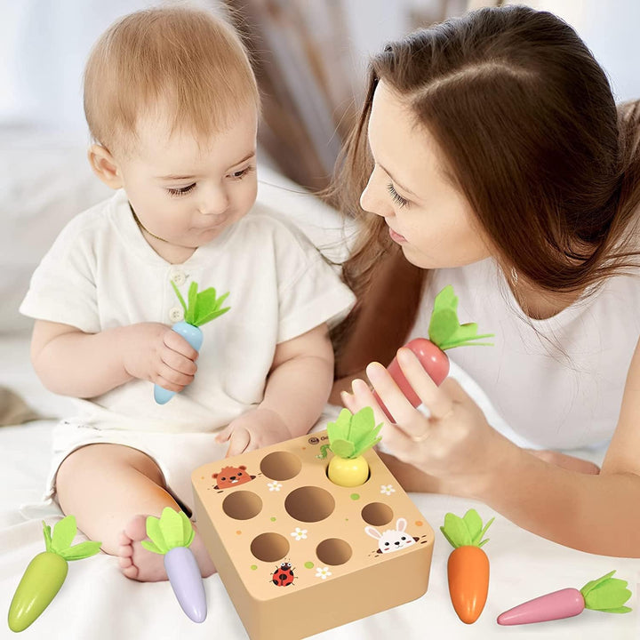 Holzspielzeug ab 1 Jahr | Baby Motorik Spielzeug für 12 18 Monate Jungen Mädchen | Montessori Sortie