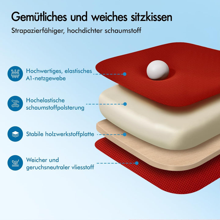 ALFORDSON Bürostuhl, Sessel mit Kopfstütze, Computer-Schreibtischstuhl mit Lordosenstütze, Drehstuhl