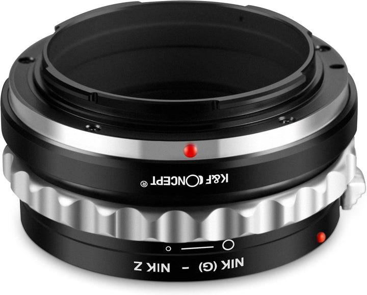 K&F Concept Nikon G-NIK Z Bajonettadapter Objektiv Ring für Nikon G/F/AI/D Objektive auf Nikon Z 7 u