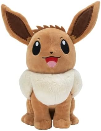 Pokémon PKW3105-30cm Plüsch - Evoli, offizielles Plüsch, Evoli