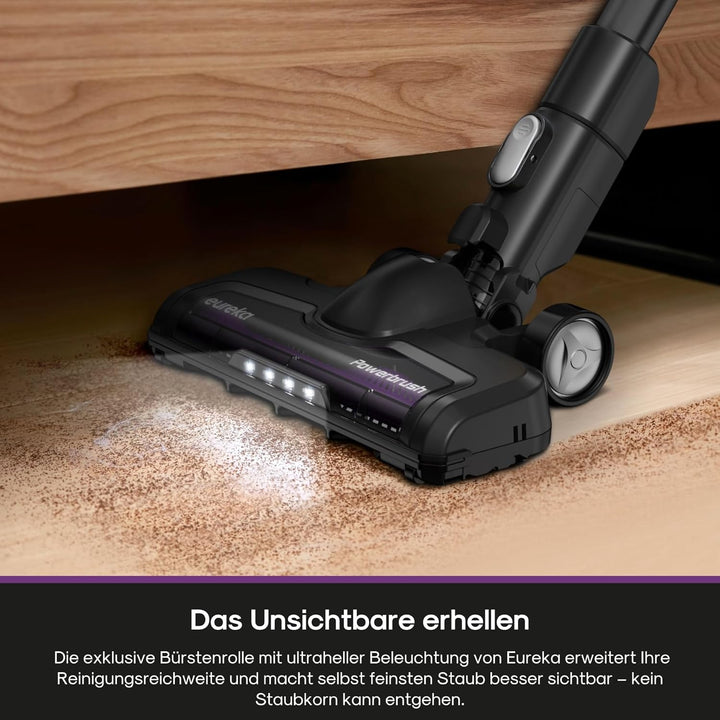 Eureka ReactiClean 520 Staubsauger, Akku Staubsauger, 4-in-1 Design kabellos, Überlegene 5-Stufen Fi
