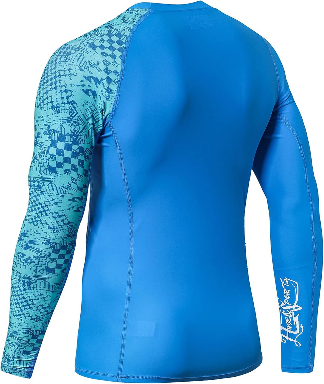 HUGE SPORTS Herren Spleiss Rashguard Langarm Rash Guard Shirt Langarmshirt alle Outdoor Aktivitäten
