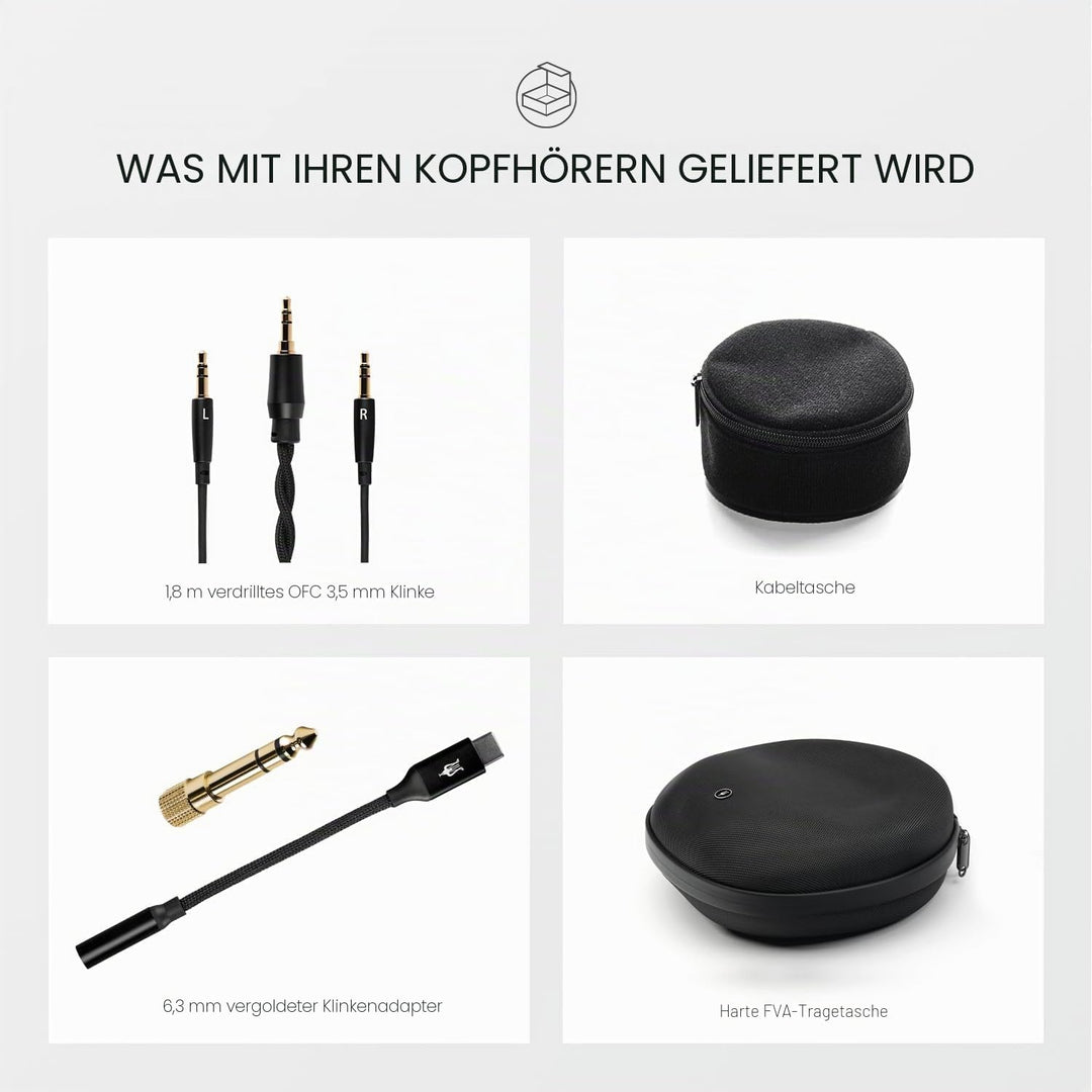 MEZE AUDIO 105 Silva Kabelgebundene Over-the-Ear-Kopfhörer, leicht, audiophil, offene Rückseite, 50