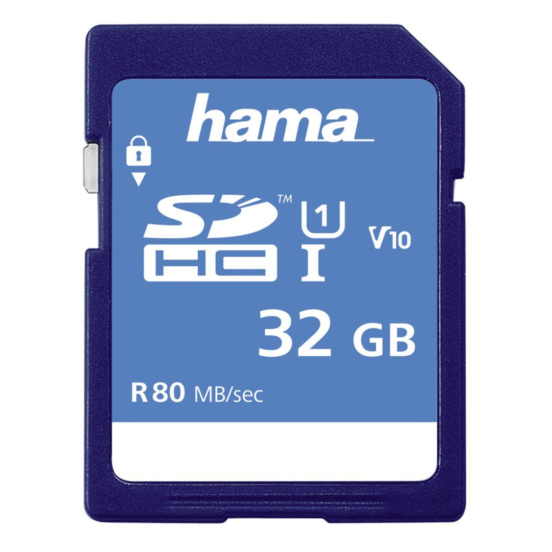 Hama SDHC 32GB Class 10 UHS-I 80MB/s Speicherkarte 32 GB, 32 GB