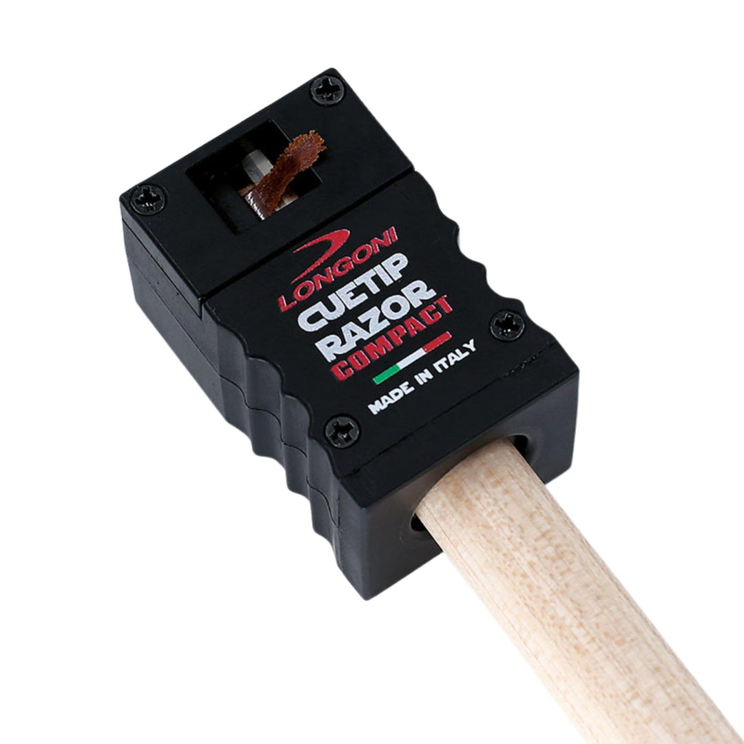 Longoni Billard Pool Queue-Spitze Rasierer Edger Trimmer Shaper Scuffer