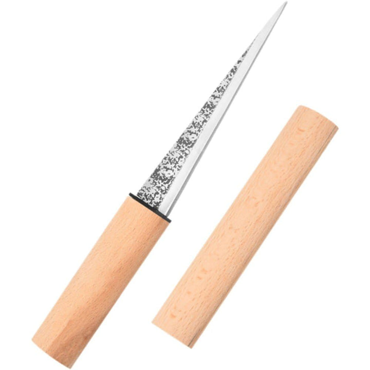 Konischer Eispickel, Eishacker Aus Edelstahl Holzgriff, Eisbrecher-Werkzeug, Tragbarer Eishammer Für