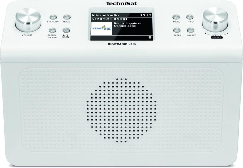 TechniSat DIGITRADIO 21 IR - Küchenradio (Unterbauradio inkl. Montageplatte, Internetradio DAB+, DAB