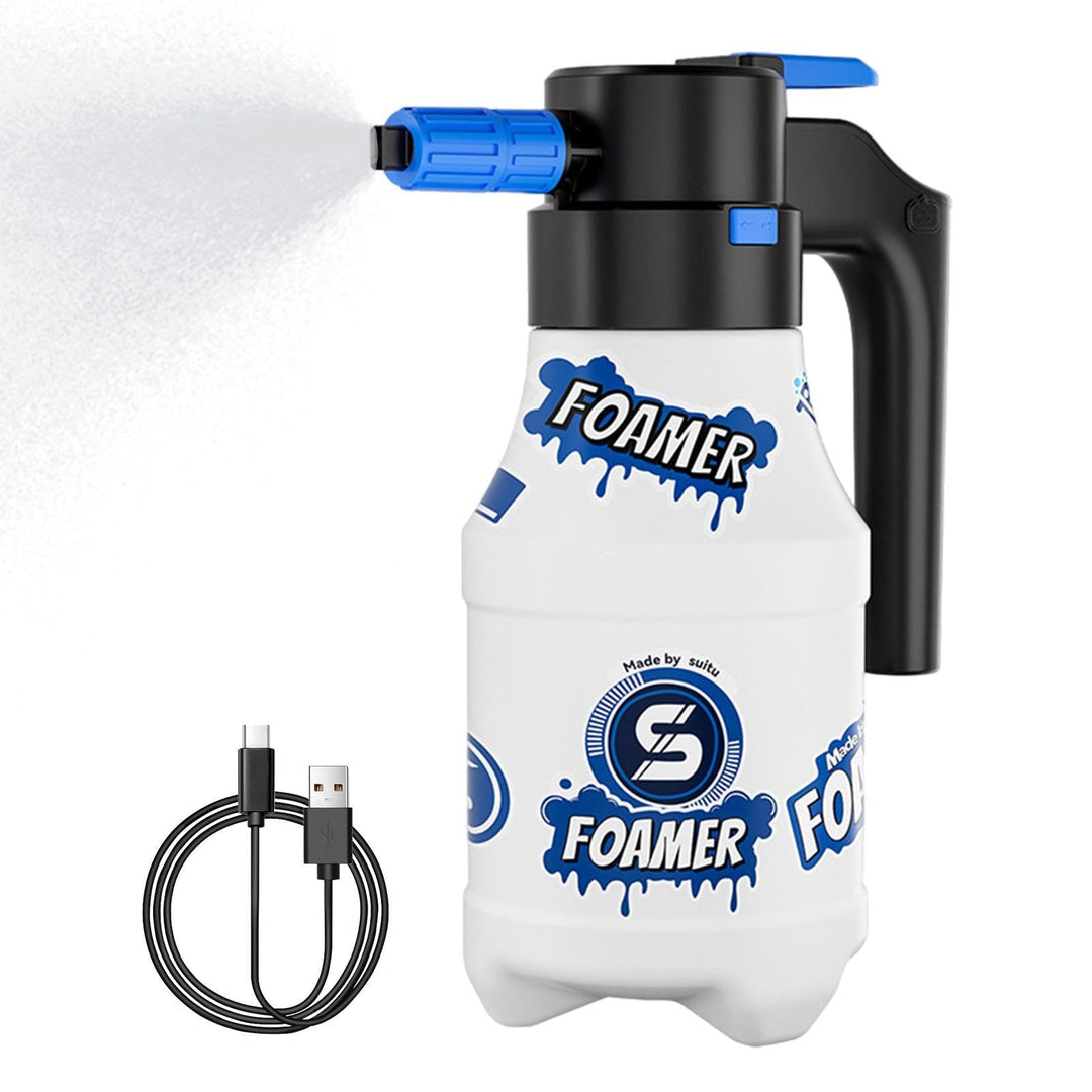 Seifensprüher, Autowaschschaumkanone | Elektrische Schaumkanone für Hochdruckreiniger,1,5 l USB-Lade