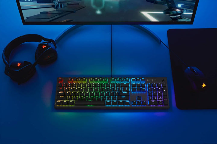 Corsair K60 RGB PRO LOW PROFILE Mechanical Gaming Keyboard (CHERRY MX Low Profile SPEED: Fast and Hi