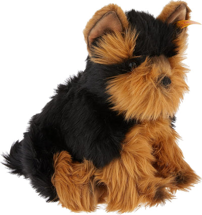 Steiff 076923 - Original Plüschtier Hund Herkules Yorkshire Terrier, Kuscheltier ca. 24 cm, Markenpl
