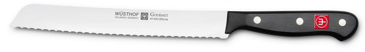 Wüsthof Brotmesser, Gourmet (4143-7), 20 cm Klinge mit Wellenschliff, Edelstahl, rostfrei, für Spülm