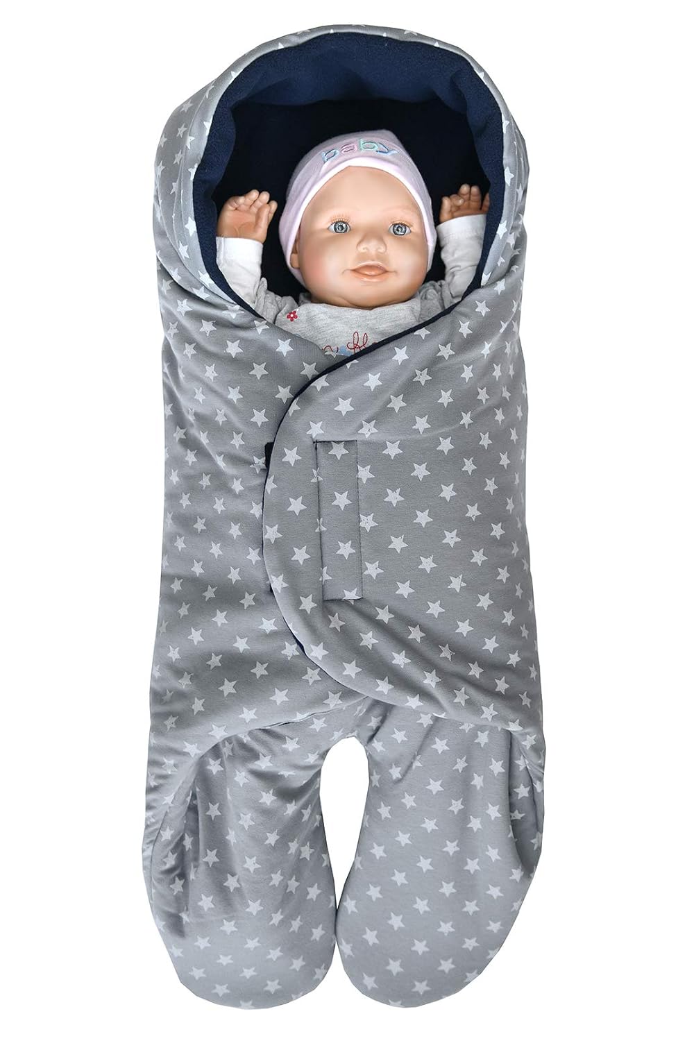 MijaCulture 2 in1 two sided Winter Einschlagdecke Decke Universal für Autositz, für Kinderwagen, Bug