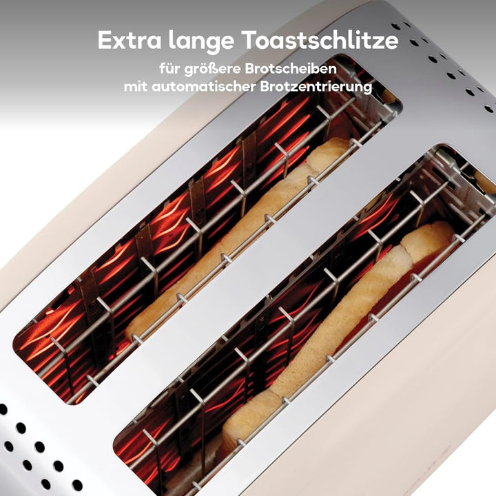 Russell Hobbs Toaster [für 2 Scheiben] Colours Plus Jasmine (6 Bräunungsstufen, breite Toastschlitz,