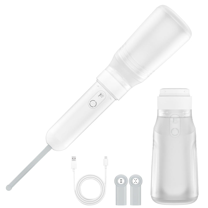 Tragbares Reise-Bidet 400ml – IPX7 wasserdicht, 3 Druckstufen, elektrischer Dauerstrahl – für Campin
