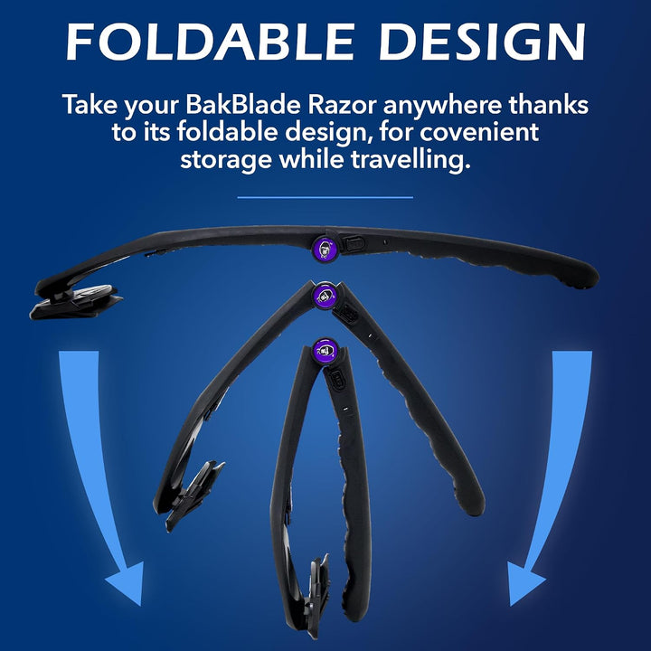 baKblade 2.0 Plus Rückenrasierer Herren - Ergonomischer Rückenhaarentferner für Männer - Brust &amp; Rüc