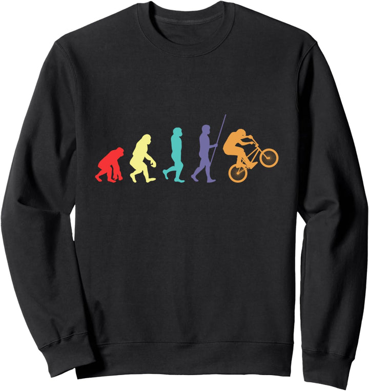 BMX Evolution Extremsportler Freestyle Stunt Bike Rad Sweatshirt