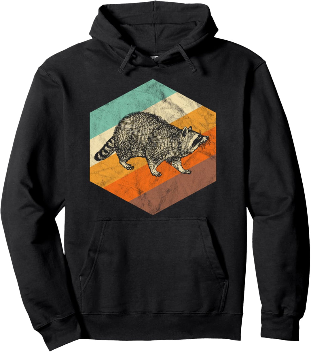 Honigdachs Retro Dachs Pullover Hoodie