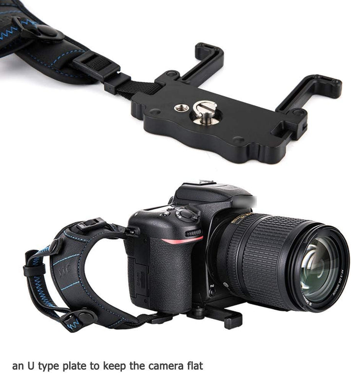 JJC Handschlaufe für DSLR Kamera Canon Nikon Olympus Sony Panasonic Pentax(mit U Typ Plate)