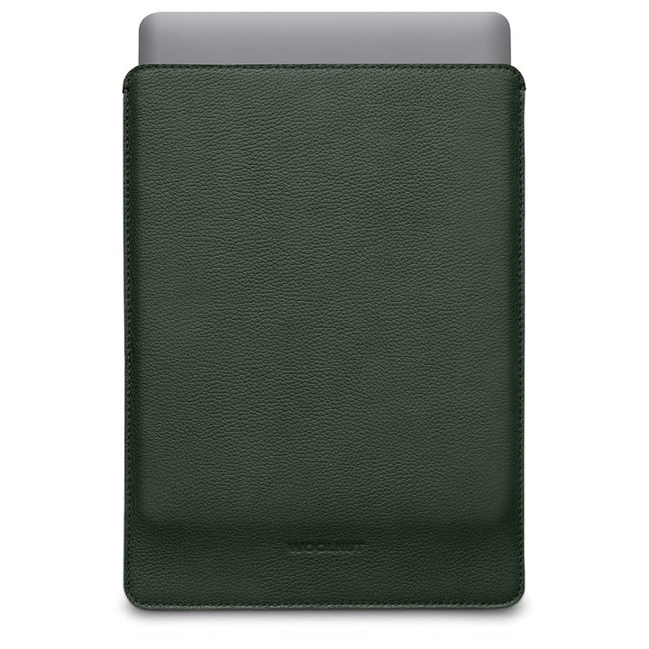 Woolnut Leder Sleeve Case Hülle Tasche für MacBook Pro 13 UNT Air 13/13.6 Zoll - Grün Grün MacBook P