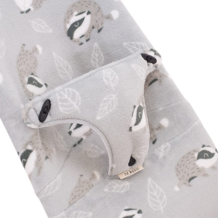 JYOKO Kids Bezug kompatibel mit Babybjorn Bliss, Balance, Soft (Badger, Polar Teddy), Badger