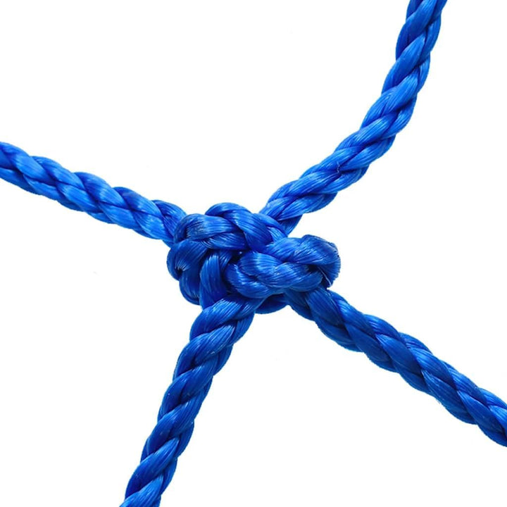 Kletternetz für Kinder 200x150 cm Blau, Outdoor Kletterseil für Garten, Robustes PE-Netz zur Förderu