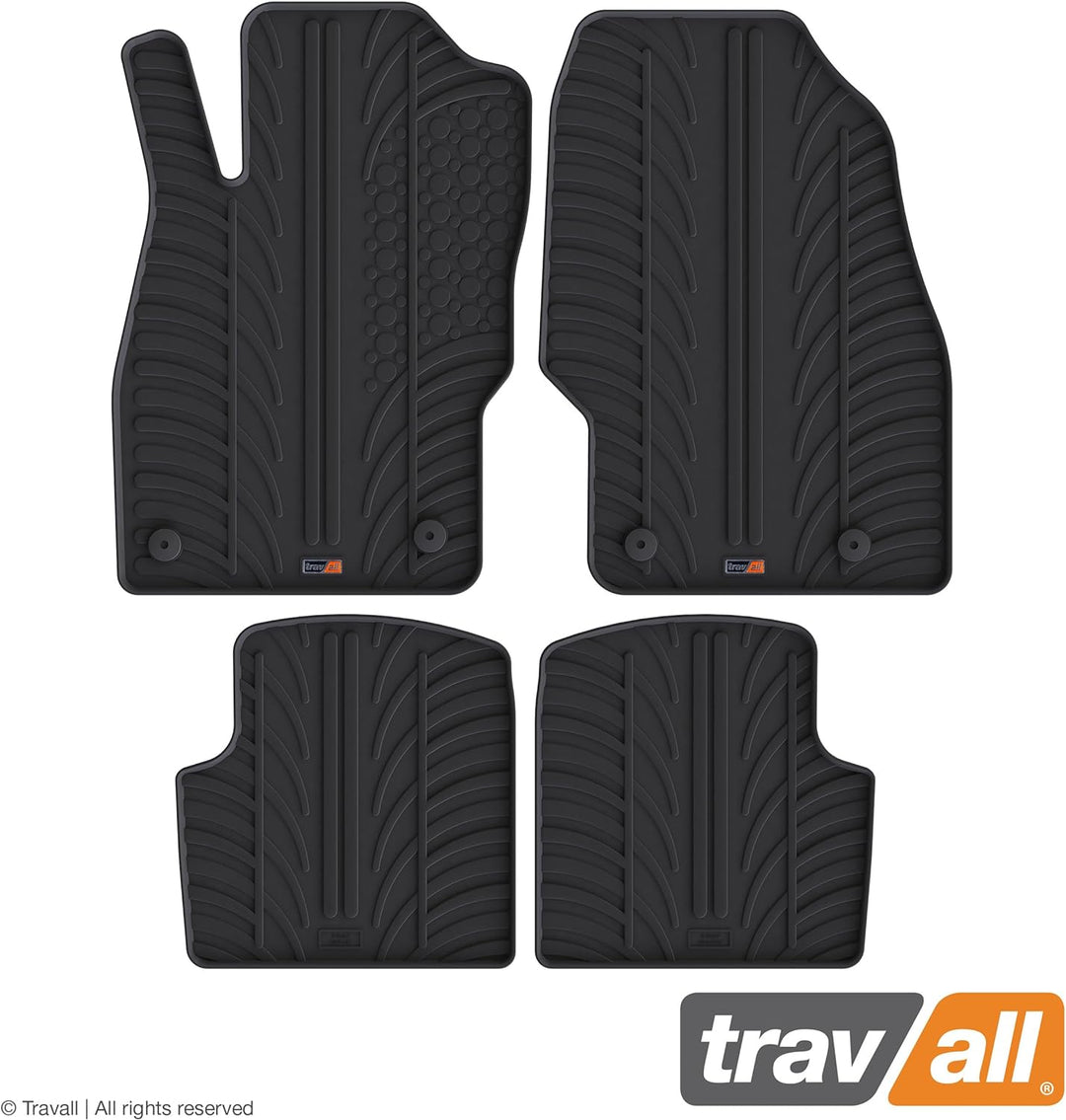Travall® Mats Gummifussmatten - Original Travall® Zubehör TRM1028 – Allwettermatten nach Mass