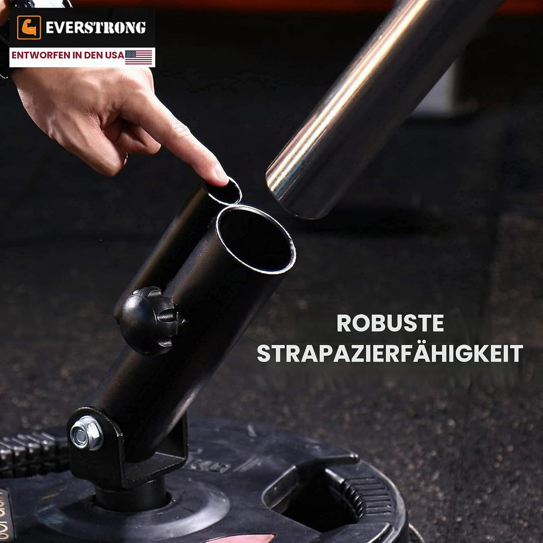 EVERSTRONG 2,5 cm und 5,1 cm – Landmine Base Gym Equipment – T-Stange Row Landmine Befestigung für L