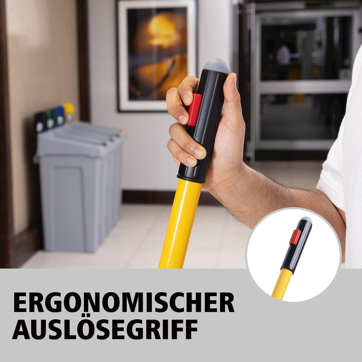 Rubbermaid Commercial Products HYGEN Pulse Mikrofaser-Sprühmopp Gelb – inkl. 0,6-l-Flüssigkeitsbehäl