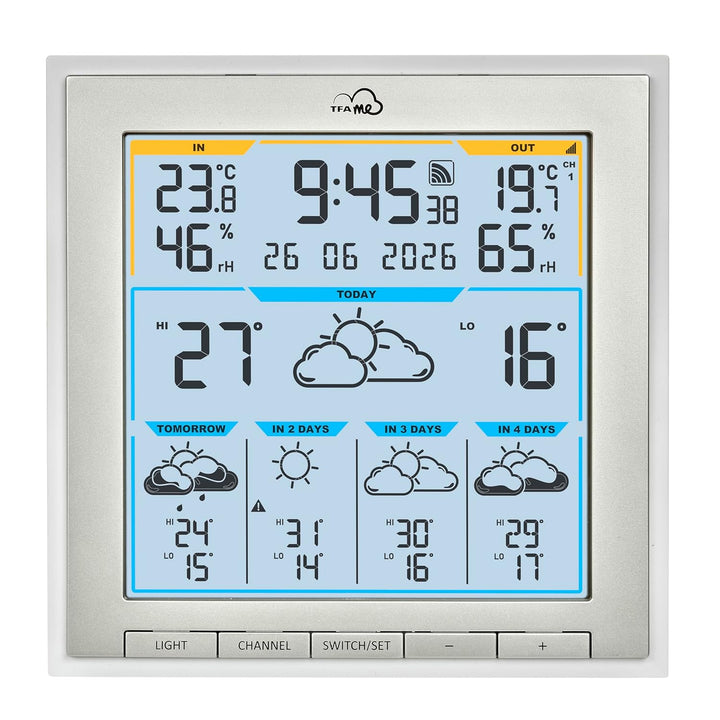 TFA Dostmann WLAN Wetterstation TFA.me ID-08, 35.8105.02, Profi-Wettervorhersage durch wetter.com 5