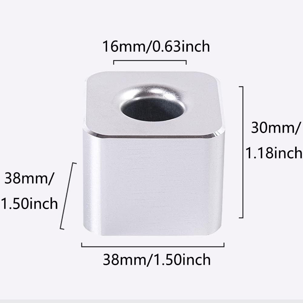TopHomer Mini-Stifthalter für Schreibtisch, Aluminiumlegierung, Stiftständer, Einzelstifthalter, Des