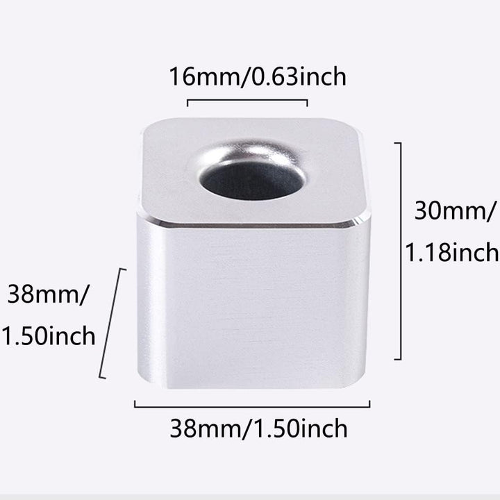 TopHomer Mini-Stifthalter für Schreibtisch, Aluminiumlegierung, Stiftständer, Einzelstifthalter, Des